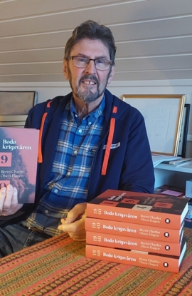 Pensjonist med penn: Bernt Charles Olsen-Hagen aktuell med bok om Bodø våren 1940